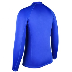 Protector de sarpullido mma liso para hombre, manga larga, la mejor calidad - Product Image 6