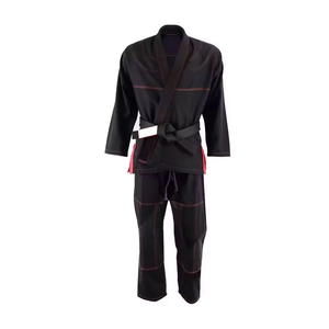 Uniforme de karaté pour hommes de haute qualité avec logo personnalisé brodé, en polyester et coton, tenue d'arts martiaux, prix d'usine, entraînement - Product Image 5