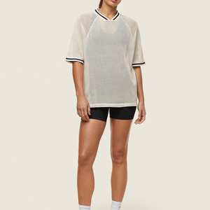 Unisex <b>Mesh</b> Football Jersey Short Sleeve Crew Neck Heat-Transfer Print Custom Player Name Front Quick Dry Breathable Sports Wear - Product Image 1