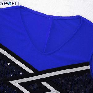 Uniformes de cheerleading les plus vendus, séchage rapide, 100% polyester, impression par sublimation, uniformes de cheerleading personnalisés - Product Image 5