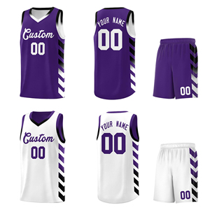 Nouveaux ensembles d'uniformes de basket-ball personnalisés pour hommes, maillots de basket-ball respirants en mesh, vêtements de sport d'équipe personnalisés - Product Image 1