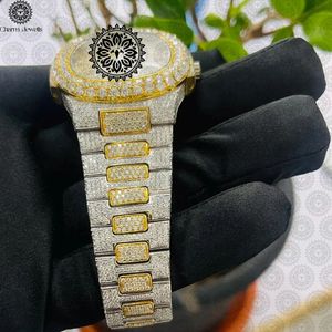 Reloj de Lujo Charm Jewells de Acero Inoxidable, Esfera de 42 mm, Correa de 20 mm, Movimiento de Cuarzo, Cierre Plegable, Reloj de Moda para Hombre - Product Image 2