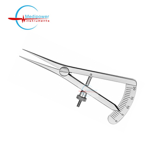 Calibrador Recto Castroviejo OEM de Acero Inoxidable - Instrumento de Medición Quirúrgica de Precisión con Escala Graduada (0 mm a 20 mm) - Product Image 2