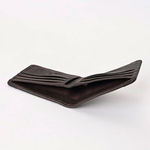 Portefeuille élégant en cuir de vachette fait main pour homme, portefeuille fin à rabat en cuir à poils, cuir de haute qualité - Product Image 5