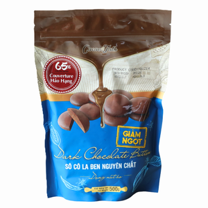 Chocolate Puro Fancy Foods, Venta Directa de Fábrica, Botones de Chocolate Negro Real 65% Cacao, Galletas, HALAL, OEM/ODM, ¡Oferta! - Product Image 1