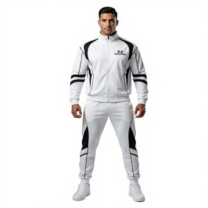 Premium B.B Industry Custom Tracksuits Men Women Breathable Sports Jacket <b>Pants</b> Set Full Zip Hooded Athletic Wear Casual Jogging - Product Image 1