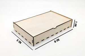 Boîte de rangement pour bijoux en bois faite à la main pour femmes, élégante boîte de rangement pour bagues, boucles d'oreilles, colliers, accessoires - Product Image 5