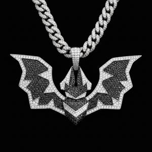 Hip Hop Dark Knight Pendant GIA VVS Moissanite Diamond 925 <b>Silver</b> Iced Out Fine Jewelry Pendants & <b>Charms</b> Men <b>Charm</b> - Product Image 3