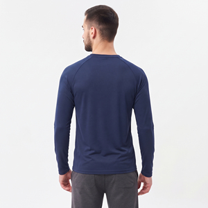 Nouvel Arrivage 2026 T-shirt de Yoga Imprimé pour Homme 100% Polyester Spandex, T-shirt d'Entraînement Séchage Rapide, T-shirt Décontracté à Manches Longues pour Homme - Product Image 3