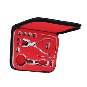 Kit de Dique de Goma Dental, Instrumentos Quirúrgicos Dentales, Juego de 12 Piezas de Acero Inoxidable, Sistema de Aislamiento Profesional para Clínica Dental - Product Image 3