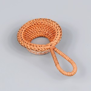 Wicker <b>Infuser</b> Colander Traditional <b>Tea</b>-making Tool Home Brew Accessories Eco Friendly Rattan Strainers for Loose <b>Tea</b> - Product Image 1