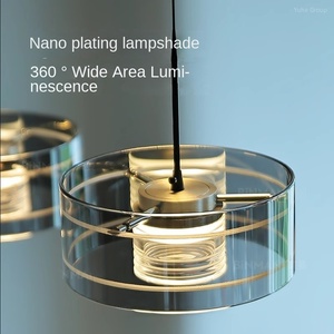 Modern Lamps Glass <b>Ball</b> Leather Chandelier <b>Ball</b> Modern Decorative <b>Led</b> Chandelier for Home - Product Image 2