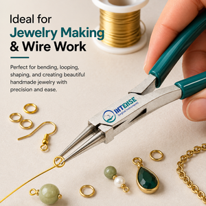 Alicates Profesionales de Punta Redonda para Joyería, Herramienta de Precisión para Doblar y Formar Lazos en Alambre, para Fabricación de Joyas - Product Image 5