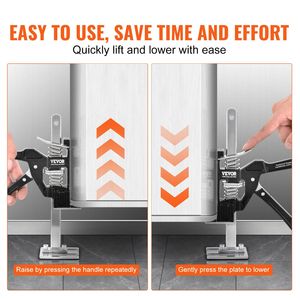 2 Pezzi Sollevatore a Braccio Ergonomico con Capacità di Carico di 200 Libbre, Strumento di Sollevamento da 4,7 Pollici, Sollevatore Manuale Magnetico per Porte e Pannelli - Product Image 5