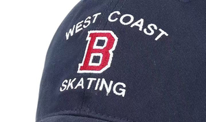 Gorra de Béisbol West Coast Skating Azul Marino con Logotipo Rojo B, Ajustable, de 6 Paneles, de Algodón de Secado Rápido, para las Cuatro Estaciones, para Adultos, Uso Casual - Product Image 3