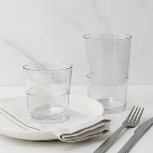 Verre à boire en plastique transparent vintage incassable de 16 oz, grand gobelet pour la maison et les restaurants - Product Image 3