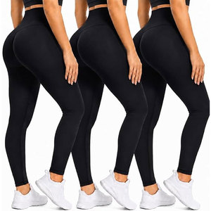 Women’s High Waisted Tummy Control Leggings Soft Stretch Yoga Pants Workout Gym Running Fitness Full Coverage High-Rise - Product Image 5