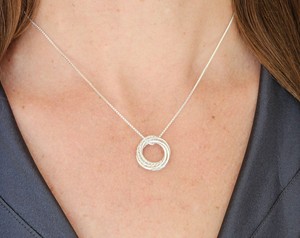 Nuevo Collar de Cadena de Eslabones Chapado en Oro de Plata de Ley 925 para Mujer con Circonitas, Moderno, Ideal para Bodas, Compromisos, Aniversarios, Fiestas, Regalo Perfecto - Product Image 2