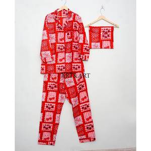 Ensemble de pyjama en coton pour femmes, ensemble de vêtements de nuit confortables, ensemble de pyjama pour demoiselle d'honneur, ensemble de pyjama en coton pour adultes - Product Image 5