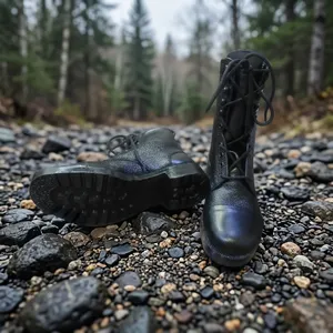 <b>Security</b> Uniform Shoes Tactical Combat <b>Boots</b> Premium Quality Durable Outdoor Uniform Footwear Export Supplier - Product Image 3