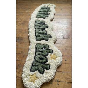 Alfombras Decorativas de Diseño Estándar, Hechas a Mano, de Lana, Antideslizantes, con Patrón Geométrico, para Dormitorio, Sala de Estar, Diseño Moderno, Proveedor Indio - Product Image 2