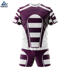 Uniforme de Rugby de Poliéster con Diseño Personalizado para Adultos - Alta Calidad, Ecológico, Transpirable, Unisex, Manga Corta, Servicio OEM Personalizado - Product Image 2