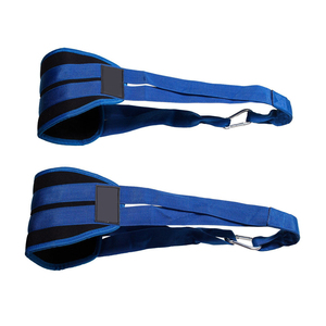 Correas de Levantamiento de Pesas de Nailon Azul con Acolchado Antideslizante para Gimnasio, Unisex - Product Image 6
