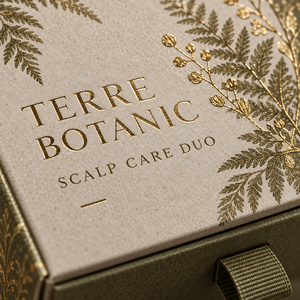 กล่องบรรจุภัณฑ์แบบลิ้นชักคู่สำหรับผลิตภัณฑ์ดูแลหนังศีรษะ TERRE รุ่นสั่งทำพิเศษ - Product Image 3