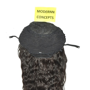 Wholesale Raw Virgin Indian Remy Human Hair Single Donor Unprocessed Wavy Machine Double Weft Weave Bundles Natural Shine for - Product Image 1