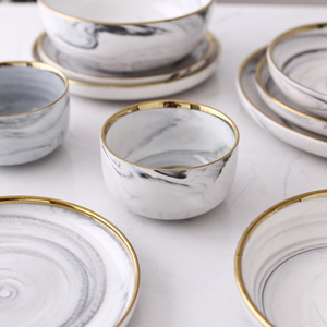 Luxury Contemporary <b>Dinner</b> Set With Premium Matte Ceramic Finish Elegant Serving Plates Decorative Bowls - Product Image 2