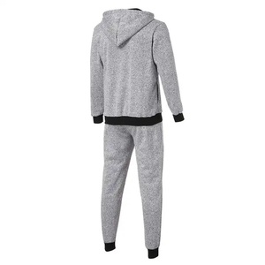 Ensemble de survêtement pour homme personnalisé, coupe ample, effet délavé, avec patch brodé et déchiré, doublure polaire, à capuche, 100% coton - Product Image 2