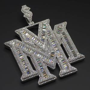 Pendentif en forme de puzzle en nickel noir, breloque en métal gravée sur mesure, accessoire de bijoux en alliage de zinc plaqué - Product Image 4