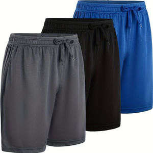 Custom High Quality Men's Gym Shorts Single-<b>Layer</b> Nylon Cargo Quick-Drying Sports Tennis Training - Product Image 4