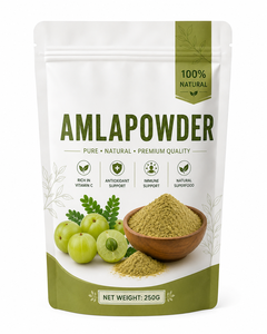 Polvo de Amla 100% Auténtico, Recién Secado, Grado Cosmético Herbal, Polvo de Grosella Indio 100% Natural, Proveedor a Granel de la India - Product Image 1