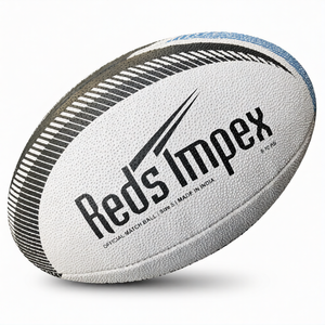 Ballon de rugby de qualité supérieure en caoutchouc synthétique, logo personnalisé disponible, performance de qualité compétition, durable et longue durée de vie - Product Image 1