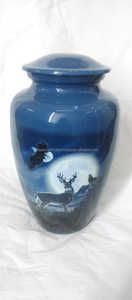 Urnes de crémation en aluminium de conception unique Urnes funéraires Méta de la plus haute qualité Urnes de cendres humaines de vente chaude - Product Image 6