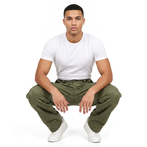 Fabricant de pantalons cargo à taille élastique, fabricant de pantalons cargo, pantalons cargo personnalisés pour les détaillants de vêtements - Product Image 2