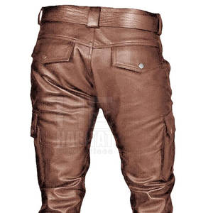 Pantalones de Cuero para Hombre a la Moda, Material Suave y Duradero, Ajuste Cómodo, Alta Calidad para Uso Diario - Product Image 6