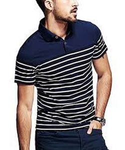 Polo de hombre de alta calidad, corte ajustado, informal, de manga corta. - Product Image 4