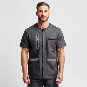 Chaquetas Médicas para Doctor, de Alta Calidad, Tejidas, Transpirables, Cómodas, con Cierre y Mangas Largas - Product Image 6