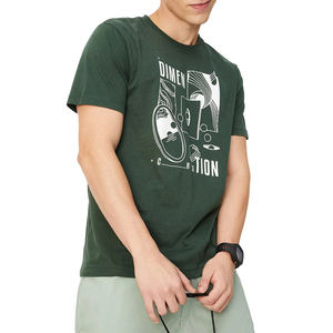 เสื้อยืดคอกลมทรงเข้ารูปสำหรับผู้ชาย ผลิตในปากีสถาน ผ้าเนื้อนุ่มสบาย ดีไซน์เรียบง่าย มีสีพื้นให้เลือก - Product Image 1