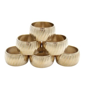 Ensemble de 4 anneaux de serviette en bois faits à la main pour la décoration de table, pour la décoration d'hôtel, pour les accessoires de table, pour la décoration occasionnelle, pour la décoration de cheminée - Product Image 2