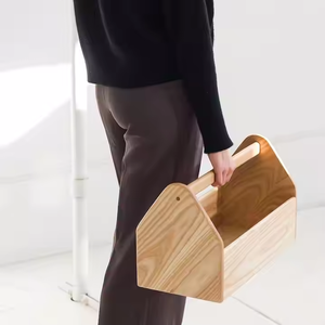 High Quality Multifunctional Wooden Storage <b>Crates</b> Classic Supermarket Fruit Displays Lunch Packaging Laundry Use Direct Vietnam - Product Image 5