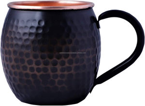 แก้วกาแฟชุบทองแดงถ้วยทองแดงสีทองสำหรับเครื่องดื่มเย็นชากาแฟไร้สนิมทำความสะอาดง่ายสำหรับบ้านและปาร์ตี้