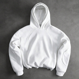 Hoodie vintage à double fermeture éclair, effet délavé, 450 GSM, sweat-shirt streetwear personnalisé - Product Image 3