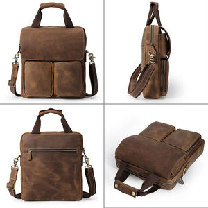 Indian Supplier Designer Leather Messenger Bag with <b>Laptop</b> <b>Sleeve</b> for Business Office Travel and Use Available For Sale - Product Image 5