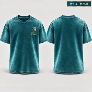 เสื้อยืด NAVISTA SPORTS ทรงปกติสำหรับผู้ชาย ผ้าฝ้าย 100% คอกลม สไตล์สตรีทแวร์ พิมพ์ลายซิลค์สกรีนด้านหน้าแบบ Acid Wash ระบายอากาศได้ดี แขนสั้น - Product Image 3