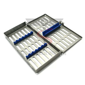 Bandeja para Casetes Dentales de Grado Médico, Manual, de Acero Inoxidable, con Certificación CE e ISO, Reutilizable, Almacenamiento Higiénico, Cierre Seguro, para Uso Clínico - Product Image 3