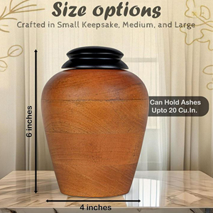 Wholesale Wooden Keepsake Urn Collection Wooden <b>Memorial</b> <b>Box</b> Urn for Ashes by AYAANS - Product Image 5