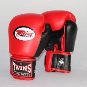 Fabricant de gants de boxe personnalisés – Gants de sparring haut de gamme en cuir de vachette véritable pour l'entraînement de fitness, le kickboxing et le Muay Thai (fermeture à scratch) - Product Image 6